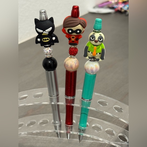 P47. Set (3) and Animal Character Pen Set for Kids - Picture 3 of 3